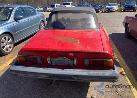 1981 Alfa Romeo Veloce 2000 Spider из США, поврежденный, VIN ZARBA5410B1012836